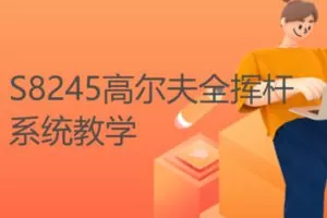 【12[红包]·S8245高尔夫全挥杆系统教学】
