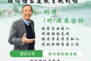 【捐赠[红包]59.90·《YL2621-陆向谦实验室-【少年英才培养】清华陆向谦教授家庭教育规划》】