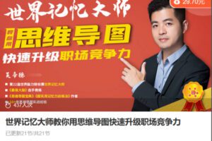 Z6731-lizhi-世界记忆大师教你用思维导图快速升级职场竞争力 捐赠9.9