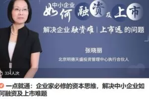 Z6746-lizhi-一点就通：企业家必修的资本思维，解决中小企业如何融资及上市难题 捐赠19.9