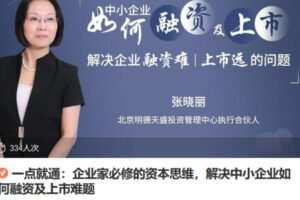 Z6746-lizhi-一点就通：企业家必修的资本思维，解决中小企业如何融资及上市难题 捐赠19.9