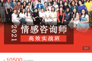 Z6203-心之助-（初级班）情感咨询师高效就业班 捐赠9.9