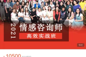 Z6203-心之助-（初级班）情感咨询师高效就业班 捐赠9.9