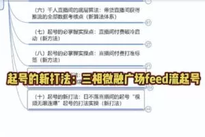 捐赠29.9[红包]·D0712-2023《数据哥抖音电商运营投放课》