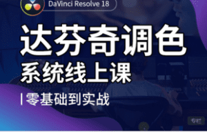 【捐赠19.9·《Z5939-中影华龙教育网校-达芬奇调色系统线上班》】