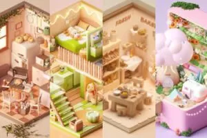 niaoniao第23期C4D+OC渲染2023年2月结课【画质高清只有视频没素材】