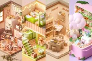 niaoniao第23期C4D+OC渲染2023年2月结课【画质高清只有视频没素材】