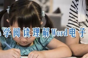 小学语文阅读理解Word电子版可打印