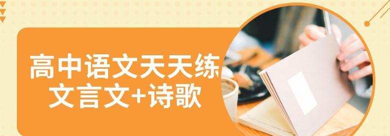 1638281175 高中语文天天练（文言文诗歌）