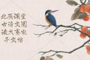 北辰课堂 古诗文阅读大赛电子文档