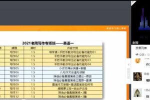 周兆鑫 2021考研老周写作密训专项班