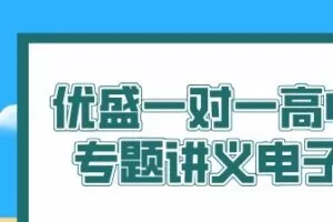 优盛一对一高中化学专题讲义电子文档