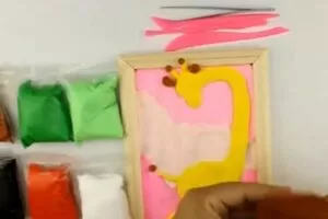 爱豆粘土浮雕课