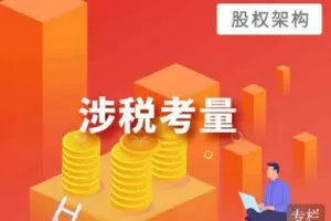 【捐赠[红包]9.90·《Z4089-华税-股权架构类型与涉税考量》】