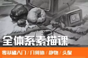 【捐赠[红包]59.80·《AL5579-0基础全体系素描课_沙沙美术（一起来玩简笔画）》】