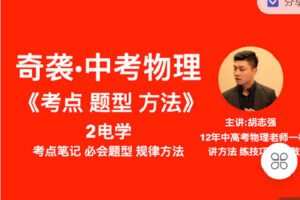 【捐赠[红包]19.90·《Z4158-奇智课堂-中考考点题型方法电学》】