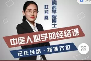 【捐赠[红包]9.90·《Z2249-有道中医教育-中医人必学的经络课》】