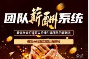 【捐赠[红包]119.90·《C1268-智汇商学线上商学院-帮扶会员专属【团队薪酬系统】》】