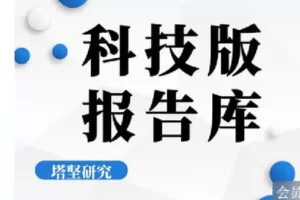 【捐赠[红包]69.90·《Z4040-塔坚研究-科技版产业链研究》】