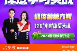 【捐赠[红包]69.99·《AL5362-九天 菜菜【训练营6期】深度学习实战》】