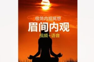 【26[红包]·F1849极简内观：眉间内观冥想引导含视频和语音】