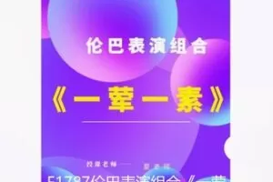 【20[红包]·F1787伦巴表演组合《一荤一素》】