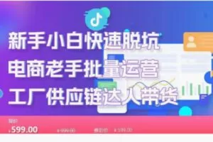 【29[红包]·F2042抖音小店起店技术及运营框架】