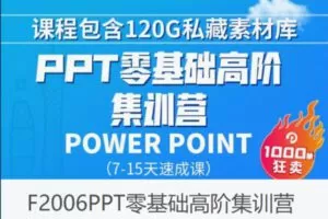 【12[红包]·F2006PPT零基础高阶集训营】