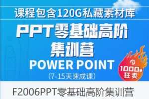 【12[红包]·F2006PPT零基础高阶集训营】