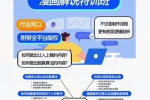 【12[红包]·F2246漫画解说特训班-重量制作超详细从零到二】