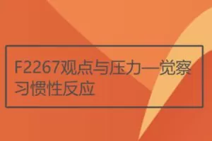 【18[红包]·F2267观点与压力—觉察习惯性反应】