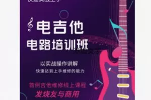 【49[红包]·F2310电吉他维修（电贝斯维修）之拾音器更换与电路重做快速实战上手】