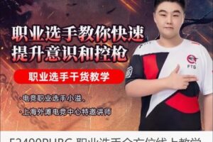 【22[红包]·F2490PUBG 职业选手全方位线上教学】