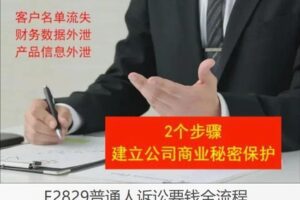 【27[红包]·F2829普通人诉讼要钱全流程】