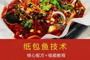 【79[红包]·F2897华飞纸包鱼技术 视频资料含配方 拍立学】