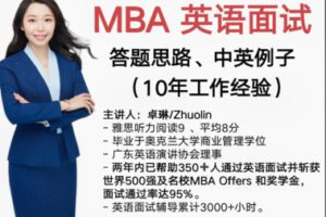 【42[红包]·F2895MBA英语面试攻略-10年工作经验】