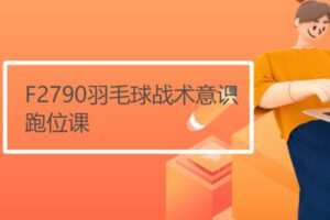 【12[红包]·F2790羽毛球战术意识跑位课】