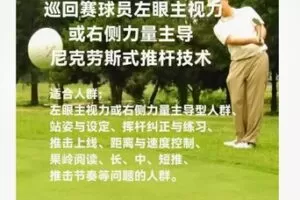 【99[红包]·F2889区分左右眼主视力，钟摆式、尼克劳斯式 斯托克顿式推杆技术课】