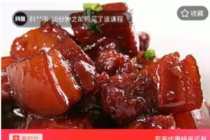 【捐赠[红包]2.90·《C0737-DBZD-红烧肉制作课程》】