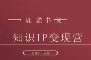 捐赠29.9[红包]·D0752-2023《鹿盈盈2023知识IP变现实操营》