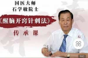 【捐赠[红包]49.90·《Z2261-有道中医教育-石学敏院士“醒脑开窍针刺法”传承课2021年10月最新版》】