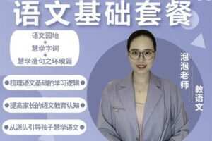 【捐赠[红包]29.90·《YL2919-沐恩教育-《语文基础套餐》—泡泡老师》】