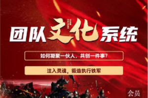 【捐赠[红包]119.90·《C1261-智汇商学线上商学院-帮扶会员专属【团队文化系统】》】