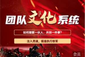 【捐赠[红包]119.90·《C1261-智汇商学线上商学院-帮扶会员专属【团队文化系统】》】