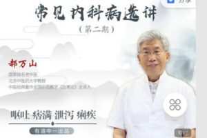 【捐赠[红包]19.90·《Z2253-有道中医教育-培元组合针法》】