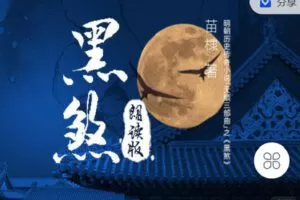 【捐赠[红包]3.90·《Z4109-我闻-明史探案传奇《天顺三部曲》之二：黑煞》】