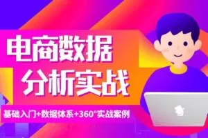 电商数据分析360°实战攻略