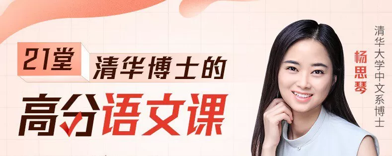 1636292939 杨思琴 清华博士的21堂高分语文养成课