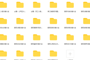 臧其超-股权工具包（股权字典）