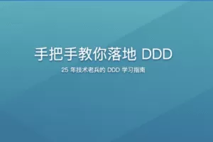 手把手教你落地DDD